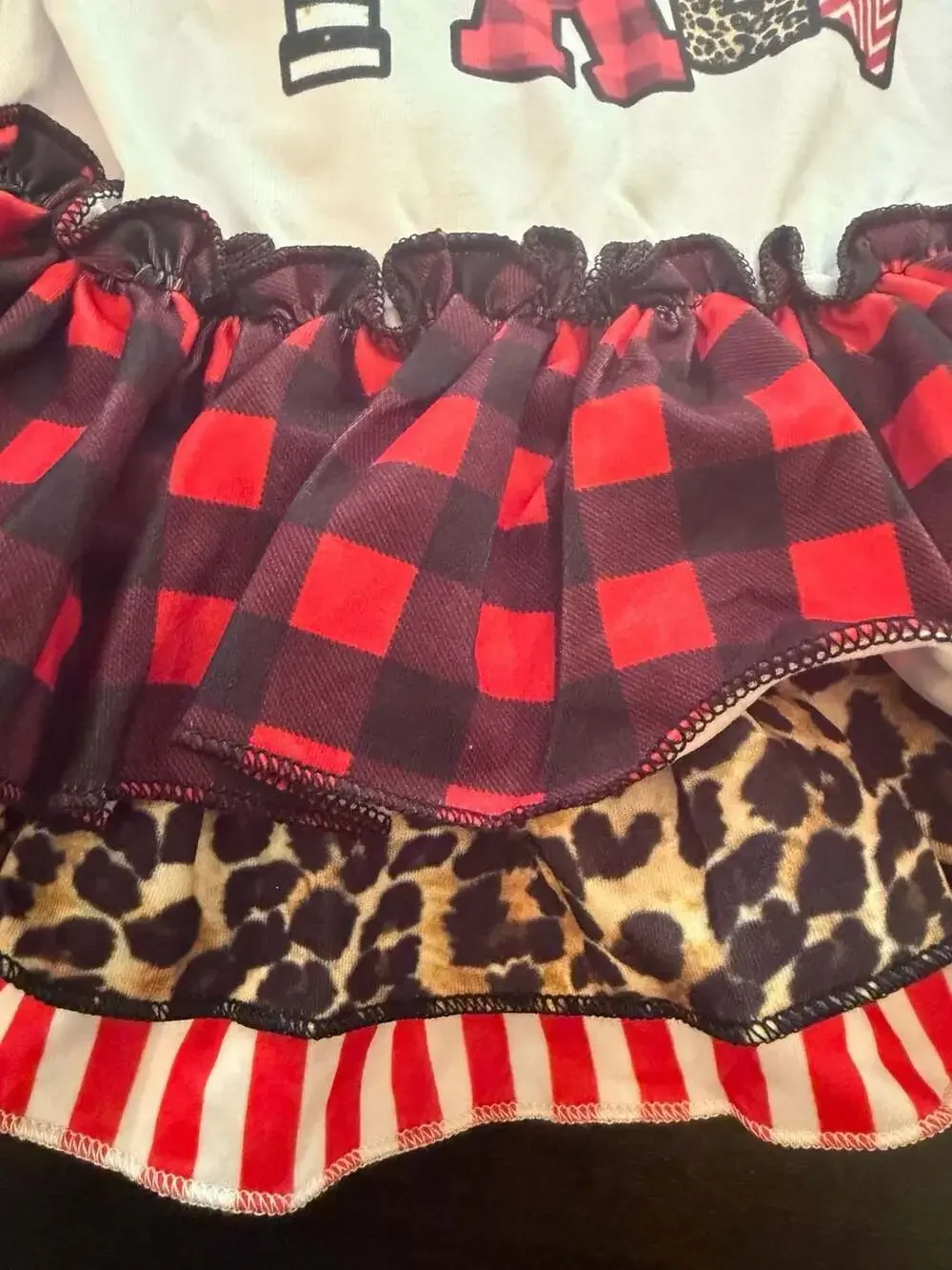 Marie Elizabeth GirlsMerry Christmas Y'All Ruffle Tunic and Bell Bottom Pants